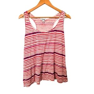 Old Navy Striped Red and White Women's Tank Top Size XL